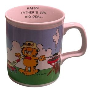 Vintage 1978 Garfield “Happy Father’s Day, Big Deal” Mug by Enesco – Jim Davis
